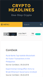 Mobile Screenshot of cryptoheadlines.com